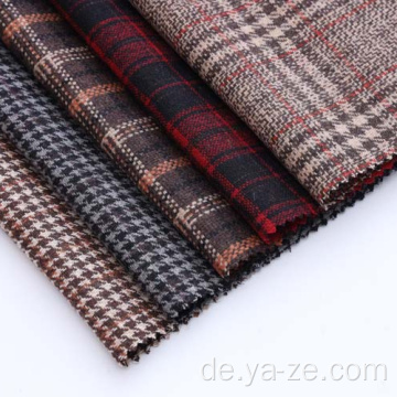 Klassisches Design Plaid Tweed Stoff für Männerhemd